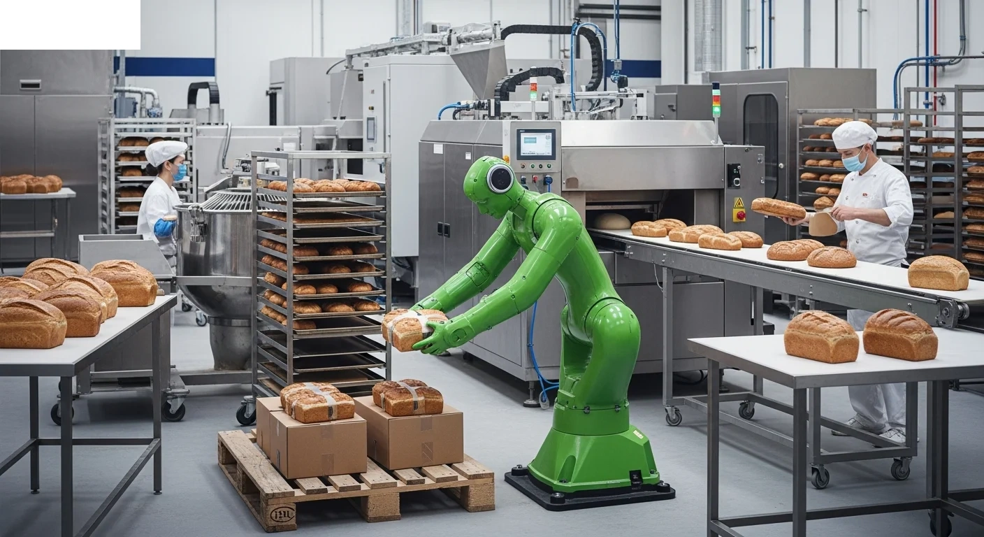 Fallstudie: Humanoide Roboter in einer Industriebäckerei